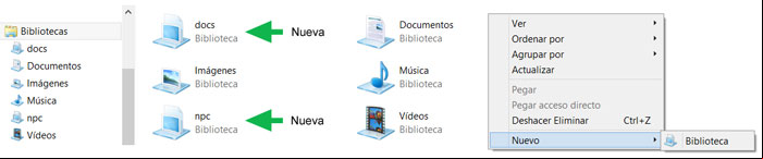 Crear una biblioteca en Windows 8 Crear una biblioteca en Windows 8