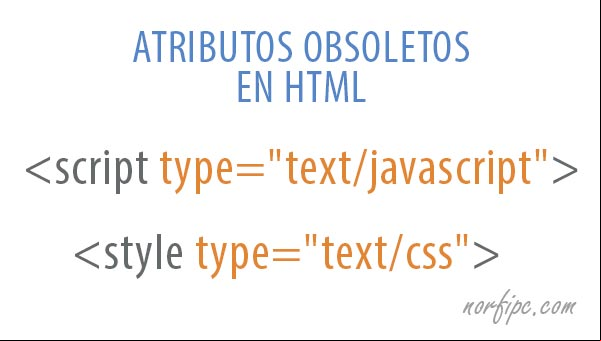 Atributos obsoletos e innecesarios en HTML Atributos obsoletos e innecesarios en HTML